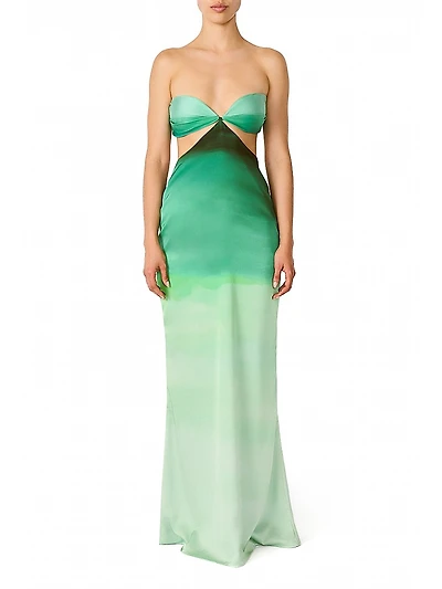 Islote Riri Ombré Strapless Maxi Dress