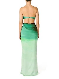 Islote Riri Ombré Strapless Maxi Dress
