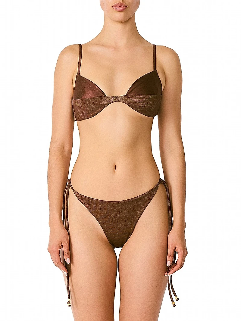 Islote Raffaela Shimmer Bikini Top