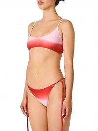 Islote Itala Ombré Scoopneck Bikini Top