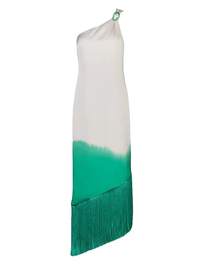 Islote Amelia Fringed Ombré Maxi Dress