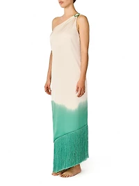 Islote Amelia Fringed Ombré Maxi Dress