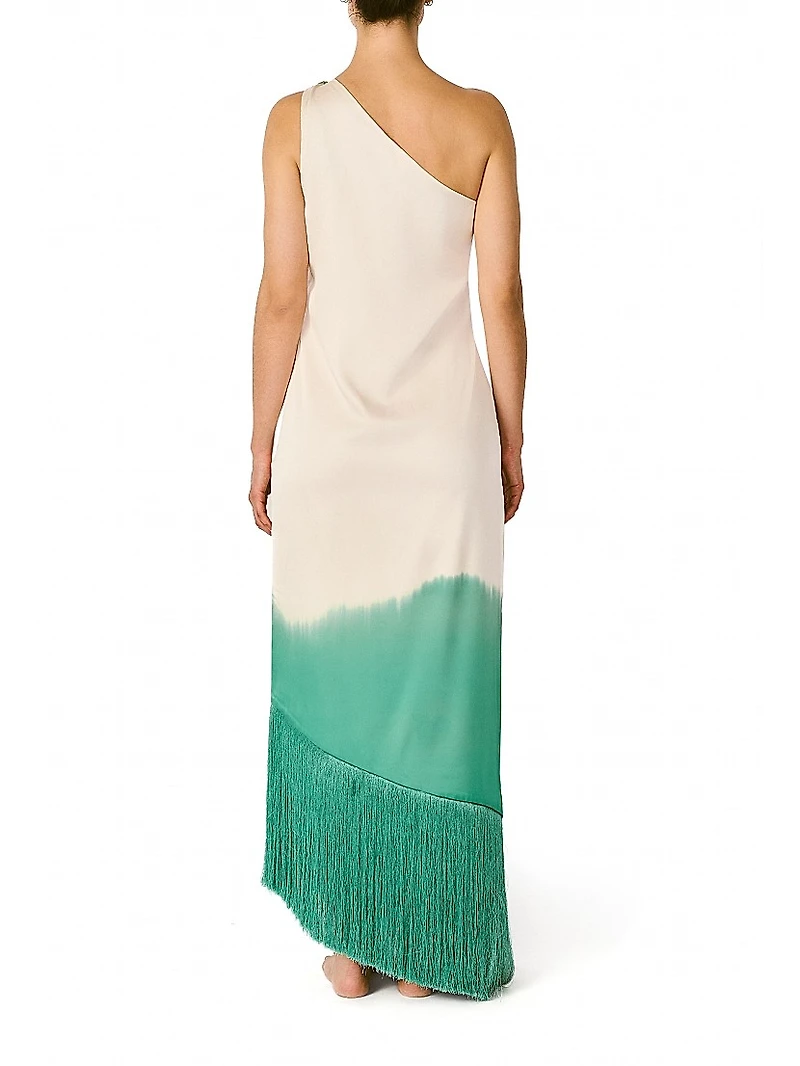 Islote Amelia Fringed Ombré Maxi Dress
