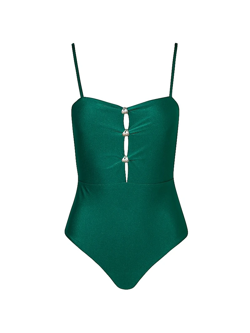 Islote Palm One-Piece Swimsuit