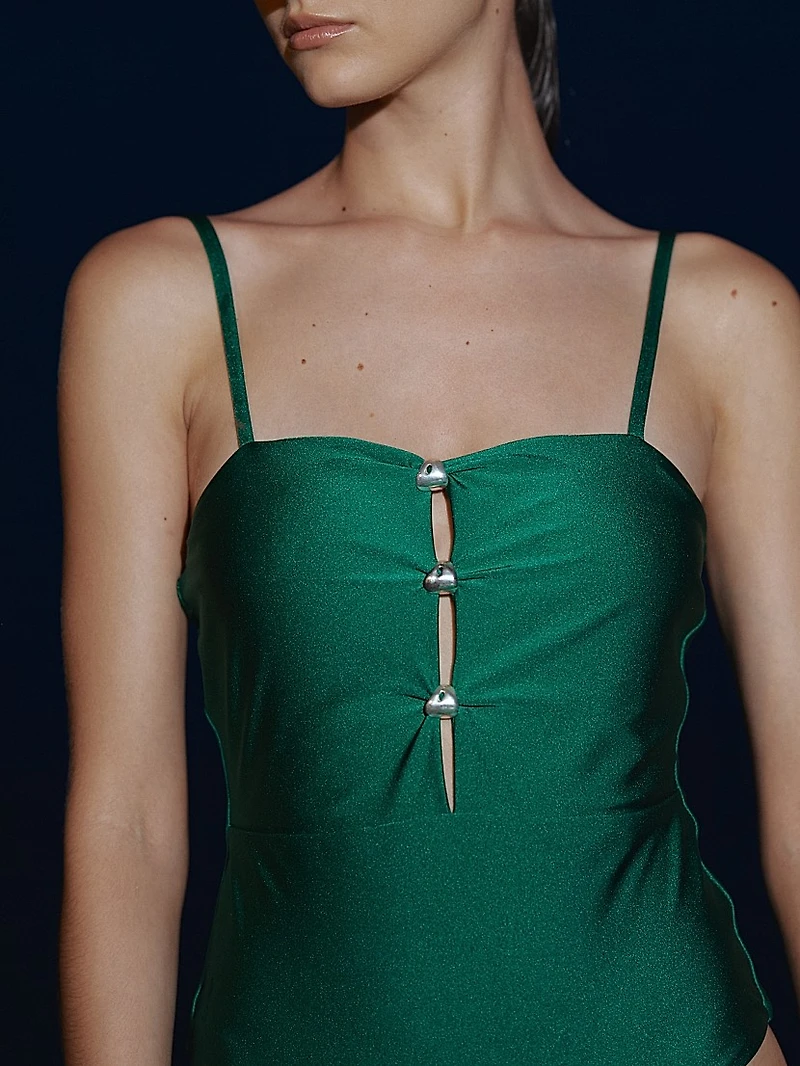 Islote Palm One-Piece Swimsuit
