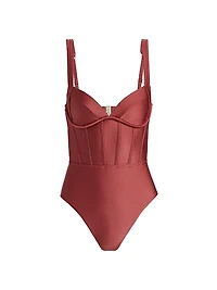 Acacia Corset One-Piece Swimsuit