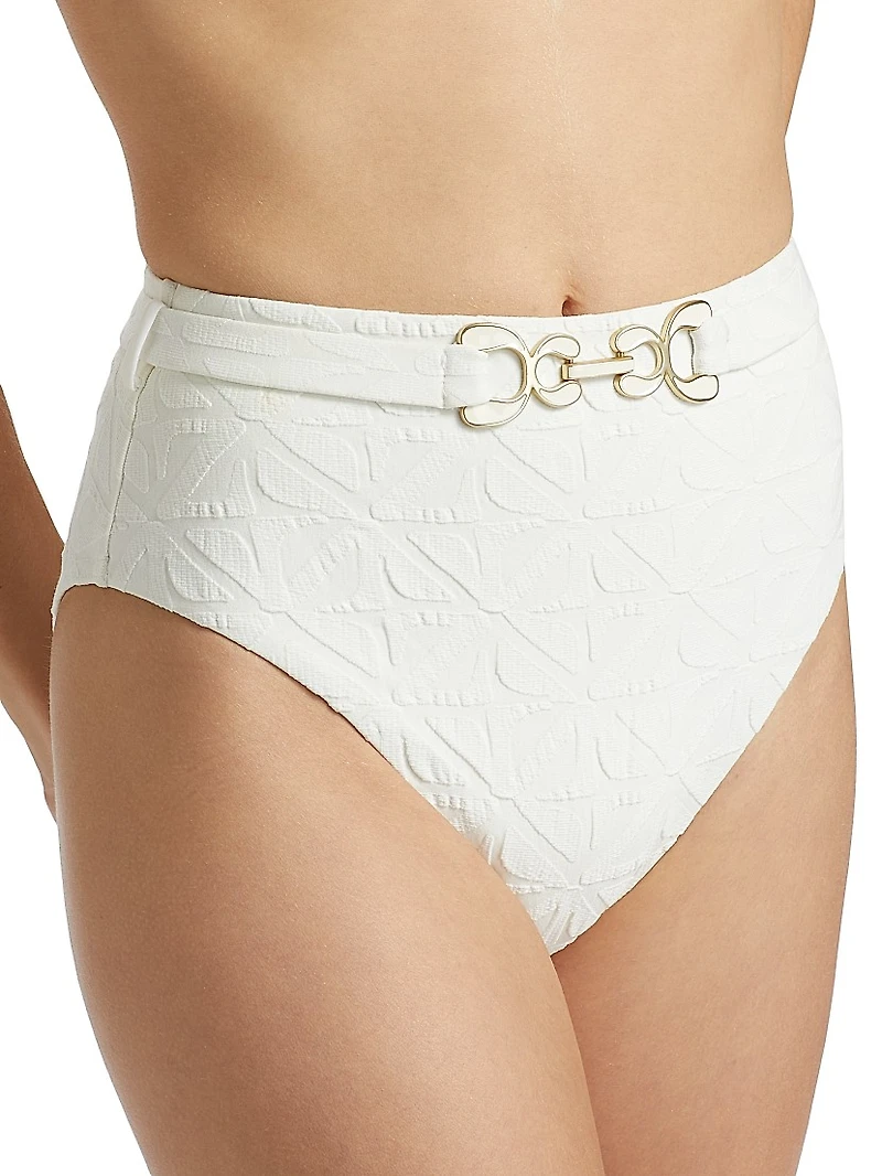 Maxine Textured Bandeau Bikini Set