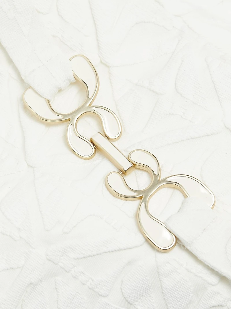 Maxine Textured Bandeau Bikini Set