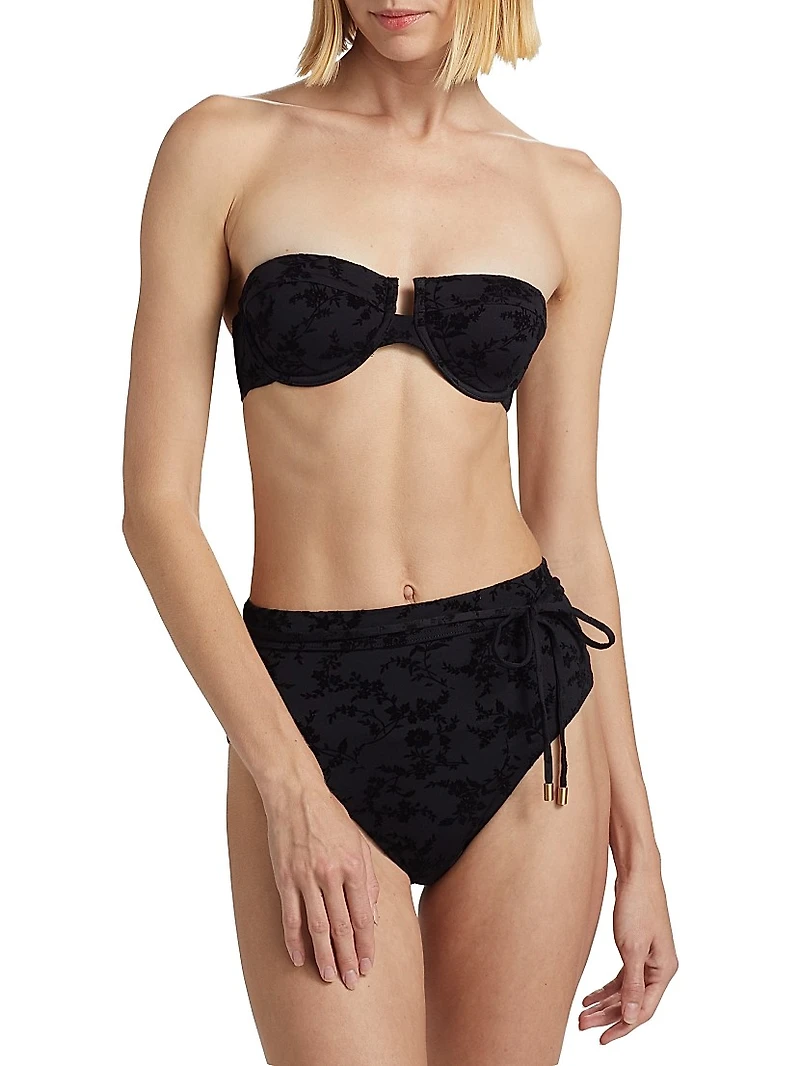 Wylie Textured Balconette Bikini Top