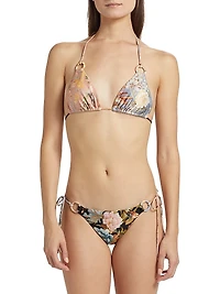 Tallow Floral Triangle Bikini Set