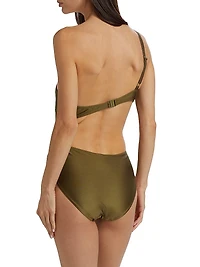 Wylie Twist Cut-Out One-Piece Swimsuit