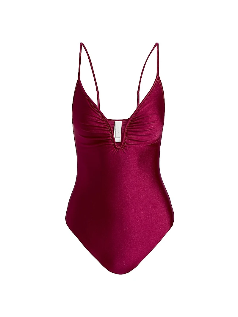 Wylie Plunge Wire One-Piece Swimsuit
