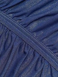 Wylie Metallic Halter One-Piece Swimsuit