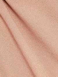 Everley Metallic Low-Rise Bikini Bottom