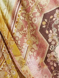 Tallow Printed Silk Wide-Leg Pants