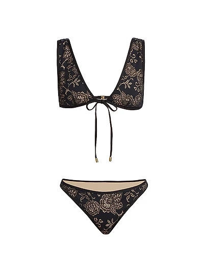 Tallow Lace Triangle Bikini