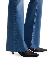 Farrah Mid-Rise Stretch Boot-Cut Jeans