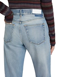 Baggy Flare Mid-Rise Wide-Leg Jeans