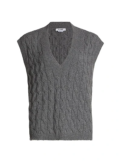 Cashmere Cable-Knit Vest
