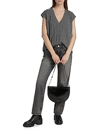 Cashmere Cable-Knit Vest