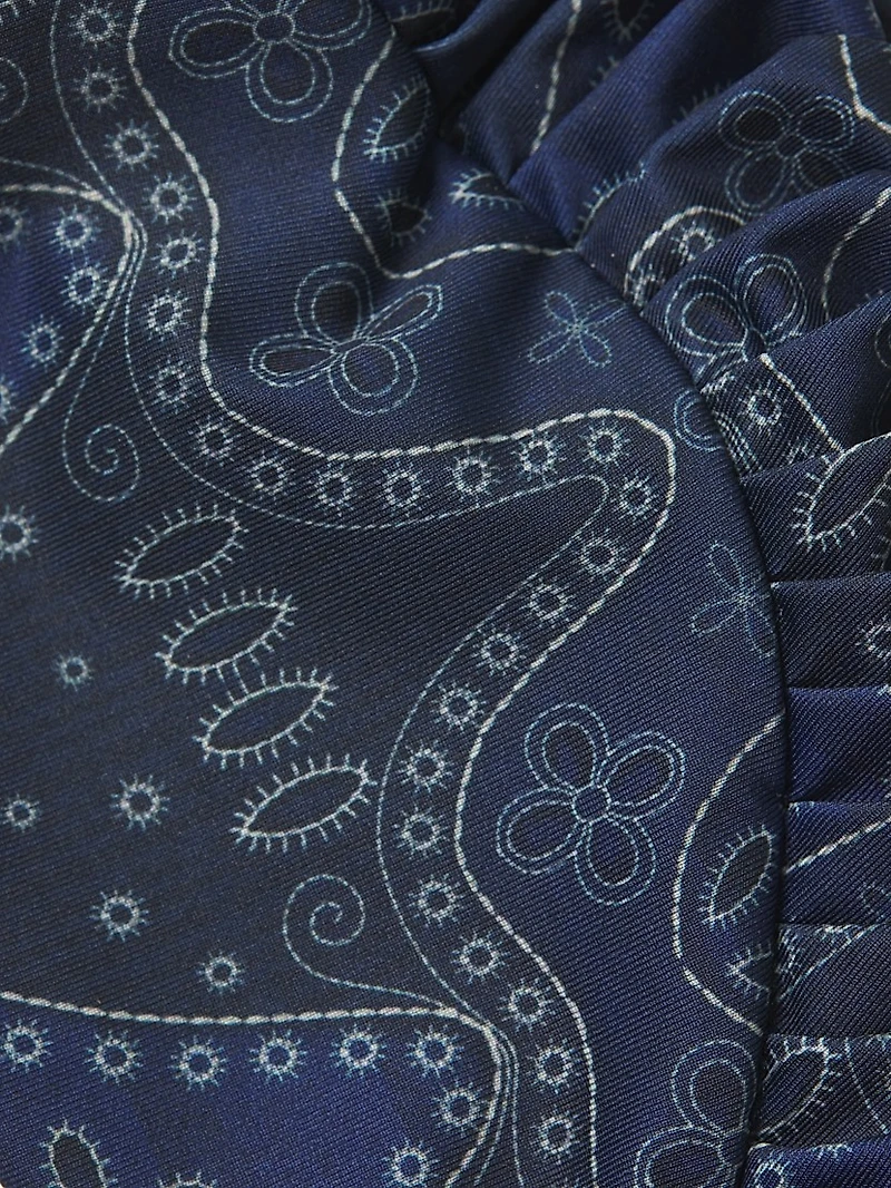 Emmy Textured Bandeau Bikini Top