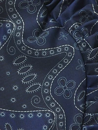 Emmy Textured Bandeau Bikini Top