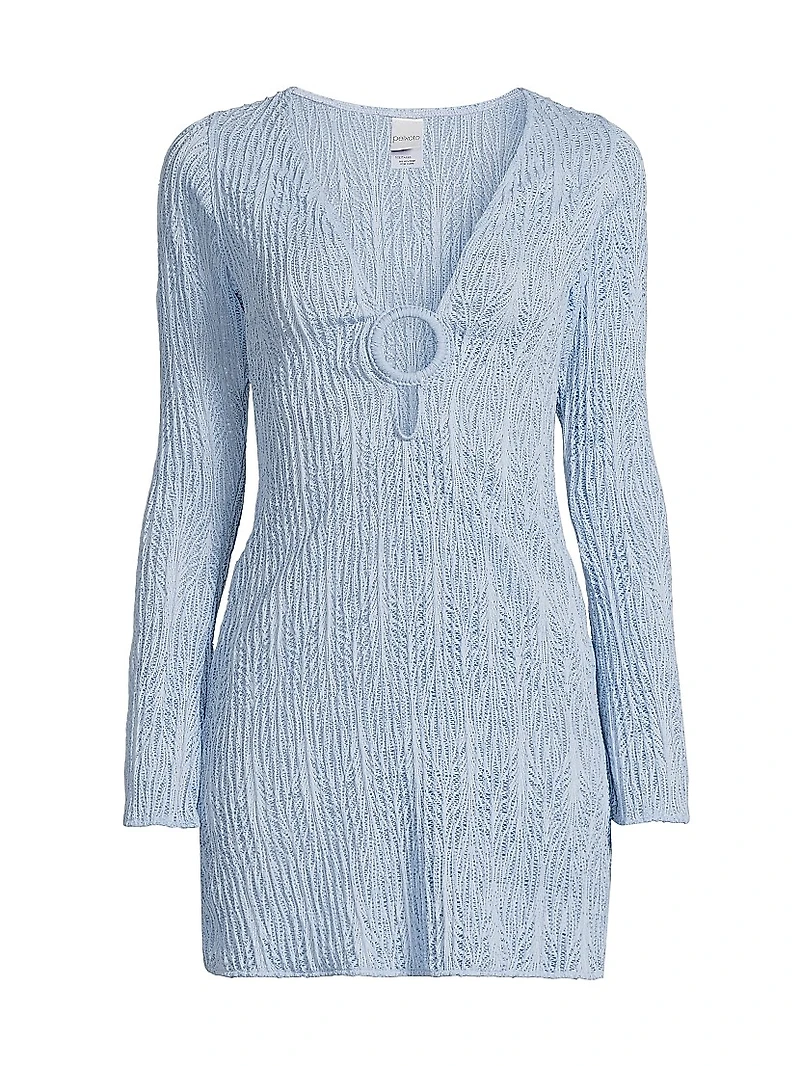 Angie Knit Linen-Blend Tunic