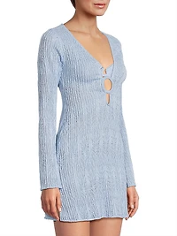 Angie Knit Linen-Blend Tunic