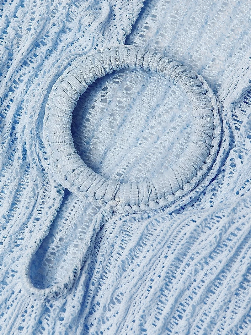 Angie Knit Linen-Blend Tunic