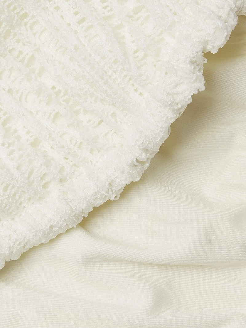 Benji Rib-Knit Triangle Bikini Top