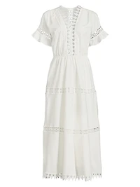 Ora Tiered Cotton Midi-Dress