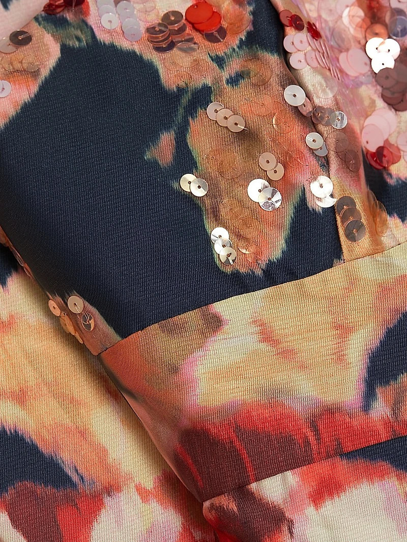 Giovanna Floral Strapless Ballgown