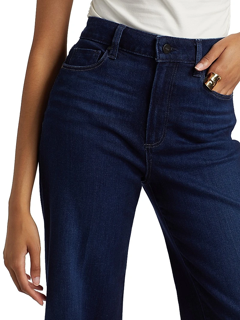 Anessa Stretch-Denim High-Rise Crop Jeans