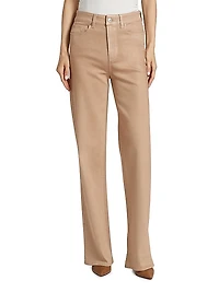 Sasha Mid-Rise Straight-Leg Jeans