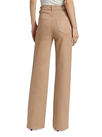 Sasha Mid-Rise Straight-Leg Jeans