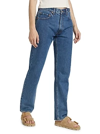 The Mel High-Rise Straight-Leg Jeans