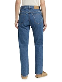 The Mel High-Rise Straight-Leg Jeans