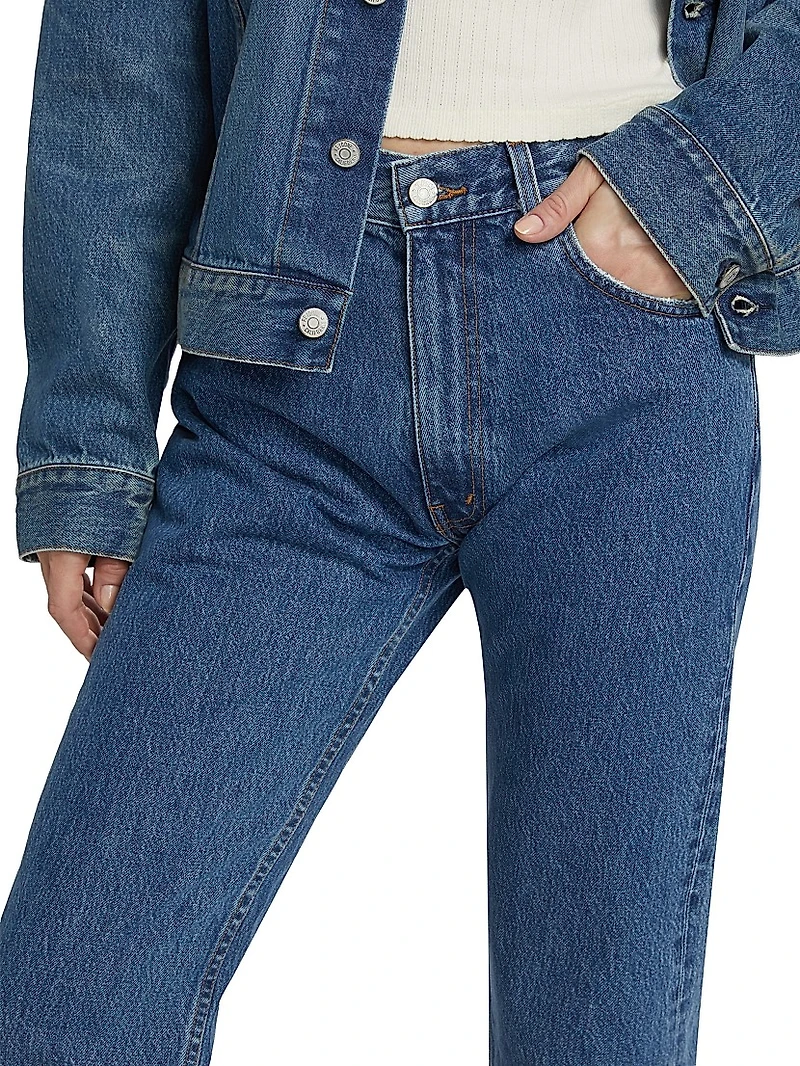 The Mel High-Rise Straight-Leg Jeans