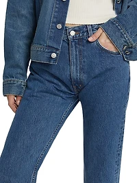 The Mel High-Rise Straight-Leg Jeans