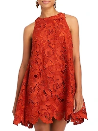 Luli Guipure Lace Tent Dress