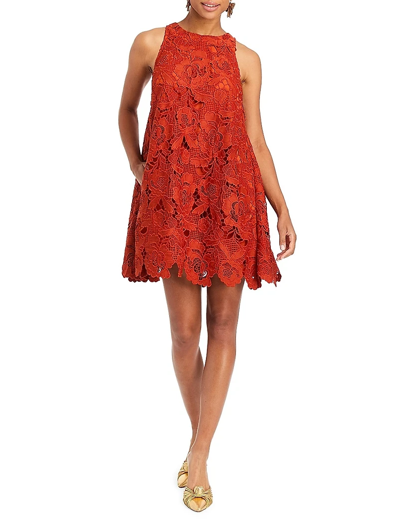 Luli Guipure Lace Tent Dress