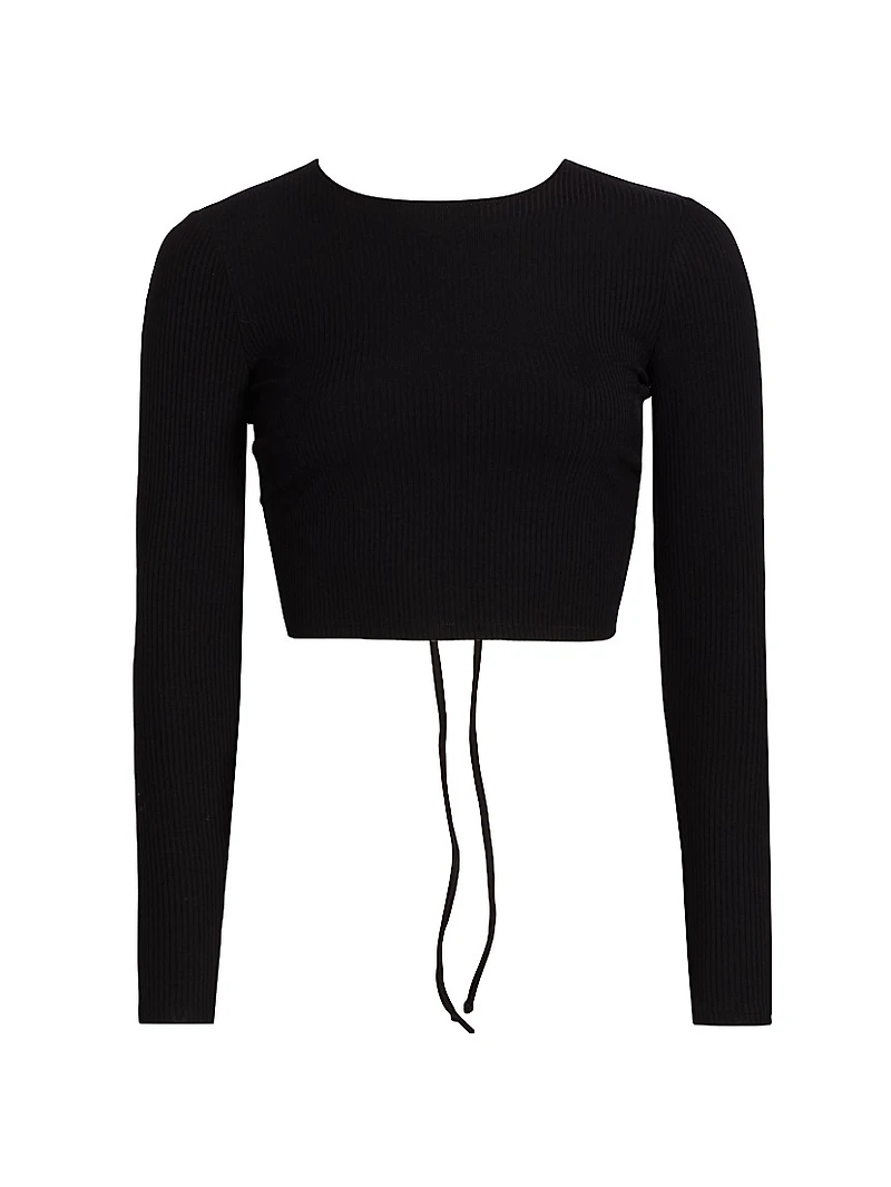 Casey Open-Back Crop Top