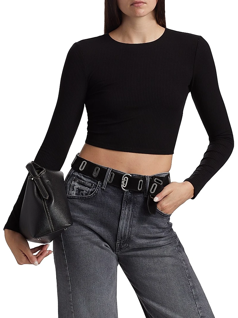 Casey Open-Back Crop Top