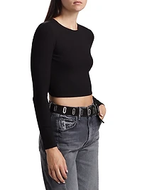 Casey Open-Back Crop Top