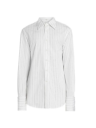 Detachable Collar Cotton Shirt