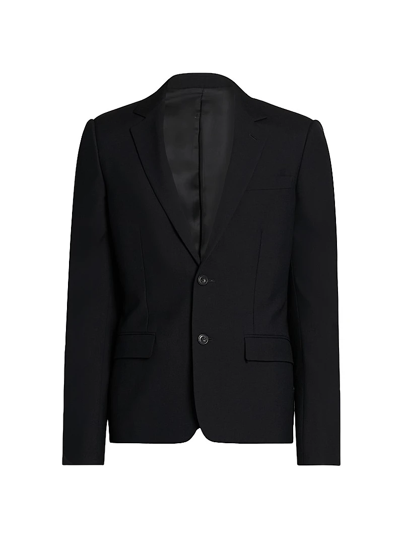 New Permanent Single-Breasted Wool Jacket