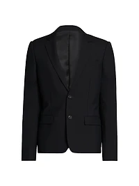 New Permanent Single-Breasted Wool Jacket