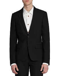 New Permanent Single-Breasted Wool Jacket