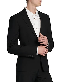New Permanent Single-Breasted Wool Jacket