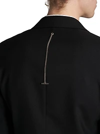 New Permanent Single-Breasted Wool Jacket